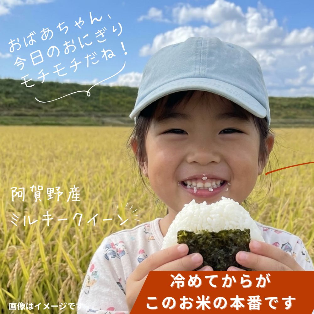 お孫さんの為に、冷めてからが美味しい新潟産ミルキークイーン 農家直送