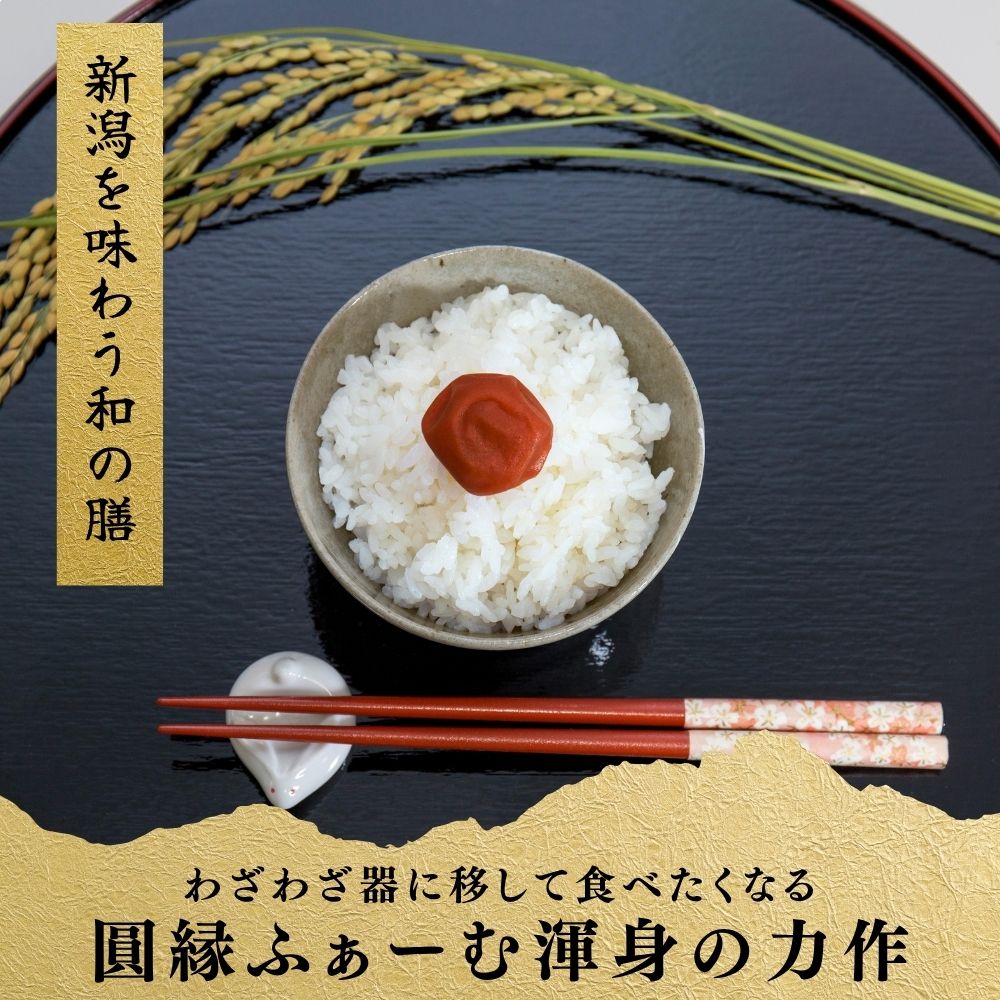 新潟を味わう和の膳、圓縁ふぁーむ渾身の力作！高級パックご飯