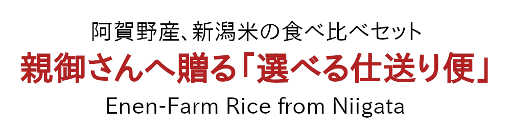 離れて暮らす親御さんへ贈る仕送り便。阿賀野産の新潟米パックごはん3種