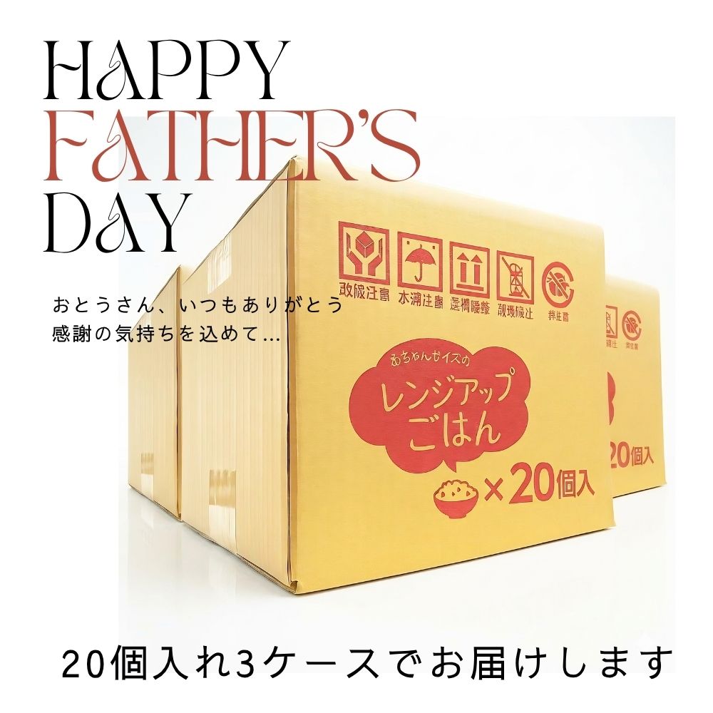 親への仕送り パックご飯は、父の日ギフトにおススメ