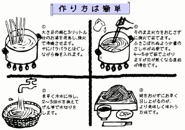 【新潟へぎそば通販】須坂屋そば　新潟駅前店　へぎそば乾麺『そばの作り方』