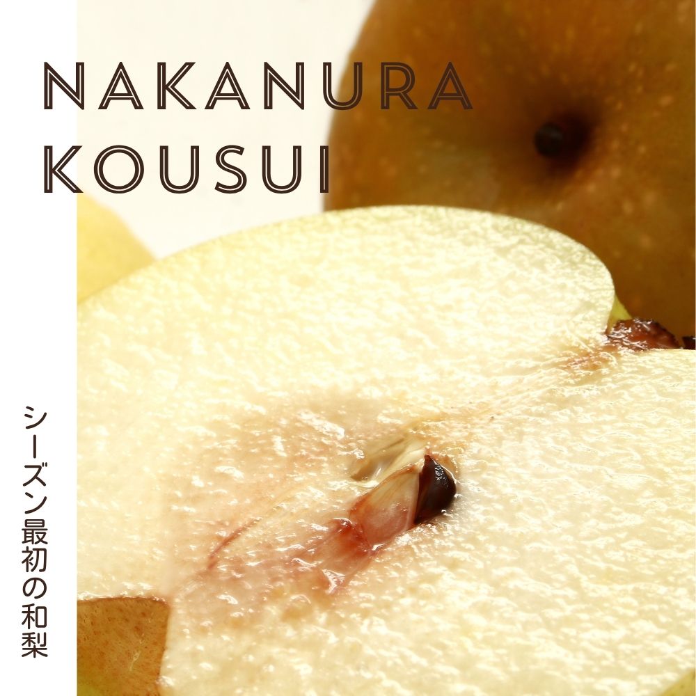 さあ和梨のシーズン開幕です。まずは幸水梨から
